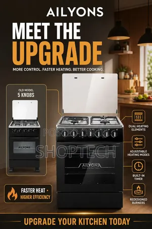 60*60 Ailyons 3+1 Standing Cooker