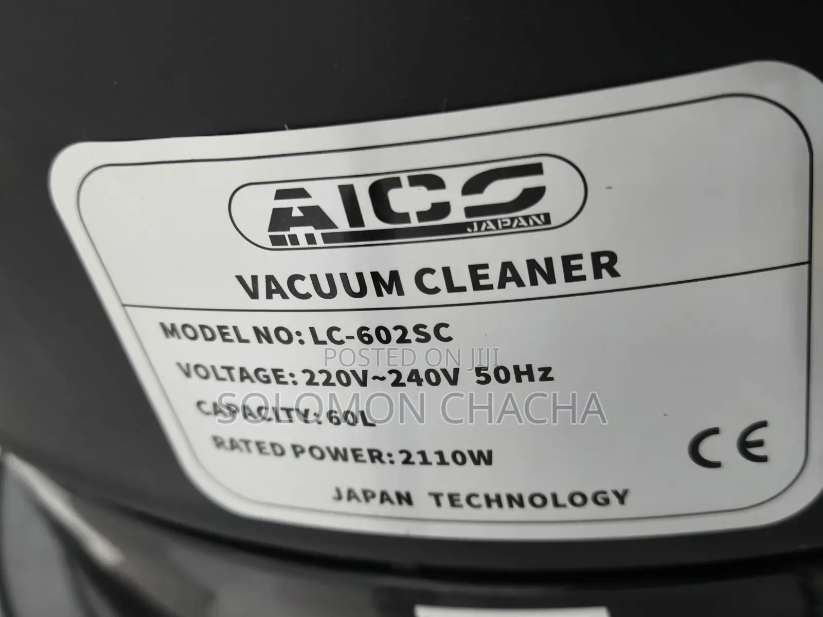 Aico 60L Vacuum Carpet Cleaner 2110w Available