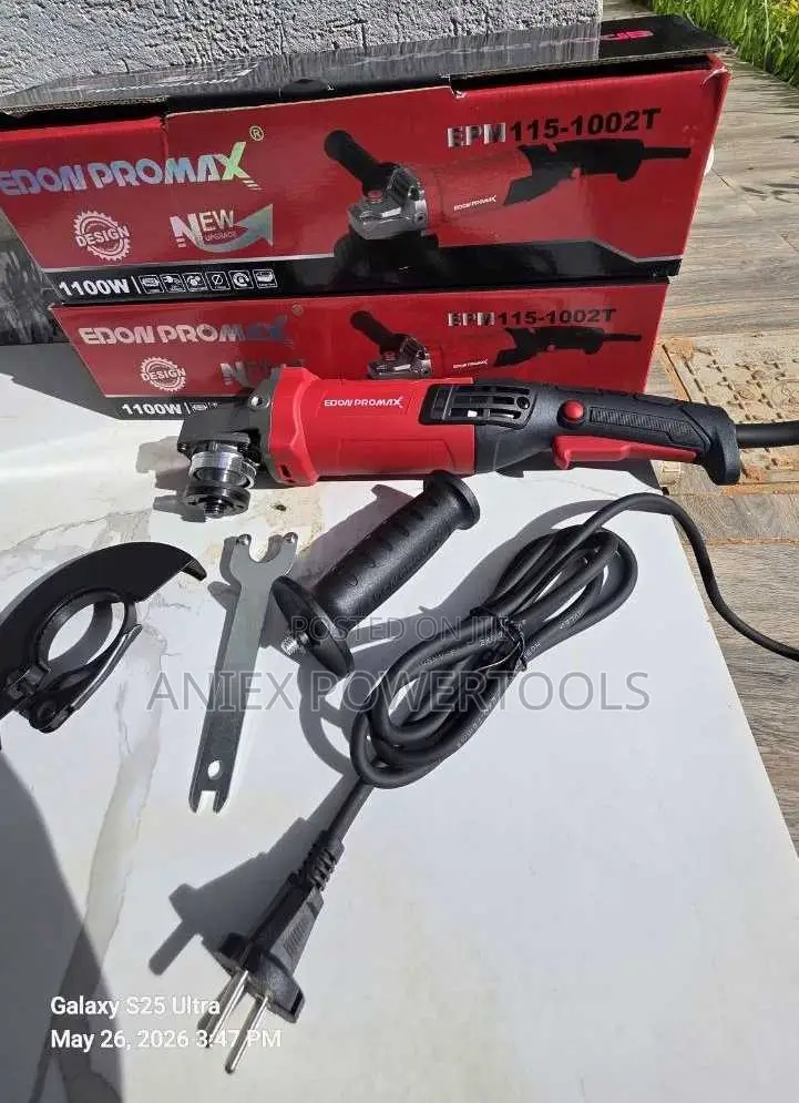 Edon Promax 1100W Angle Grinder (Model EPM115-1002T)