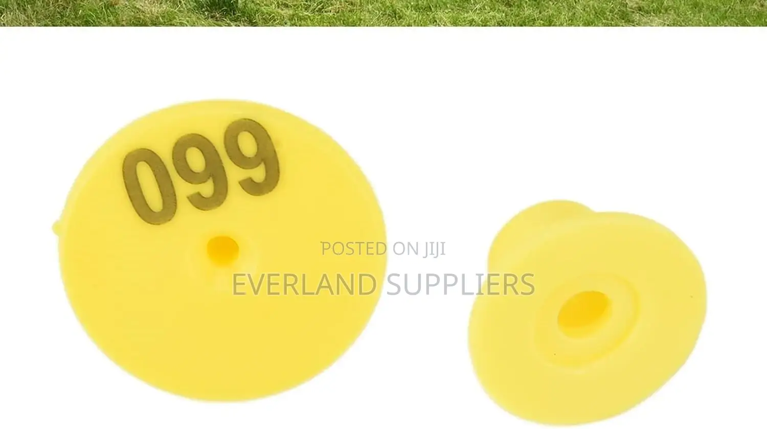 Identification Numbered Round Tag