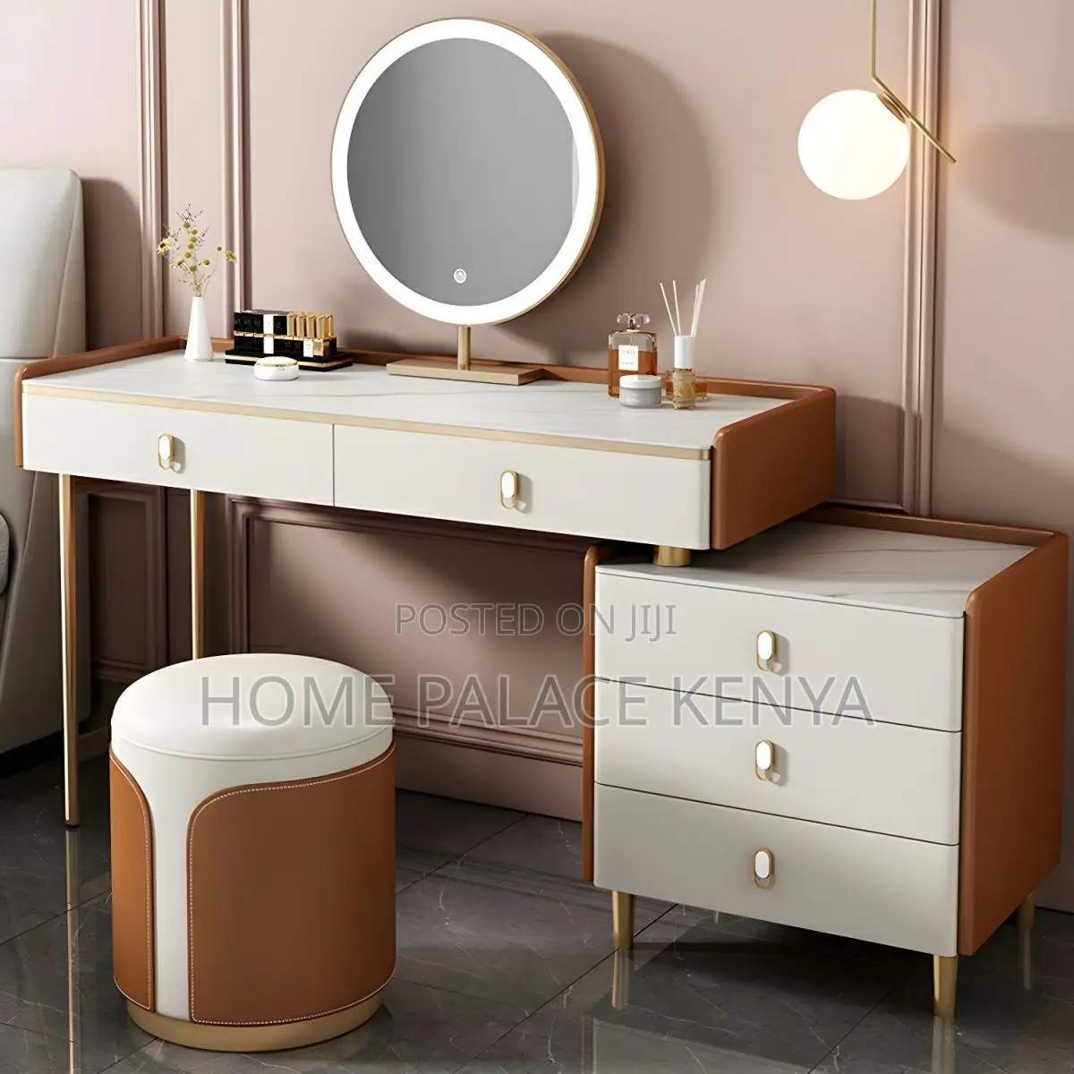 Dressing Table; Modern Cosmetic Makeup Dressing Table for Bedroom