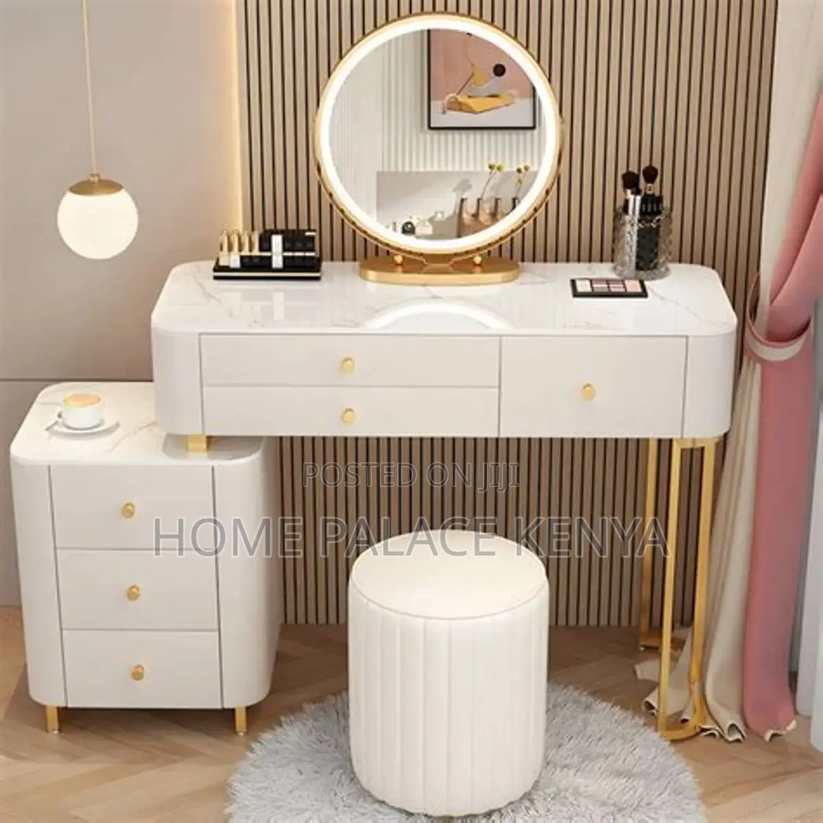 Dressing Table; Modern Cosmetic Makeup Dressing Table for Bedroom