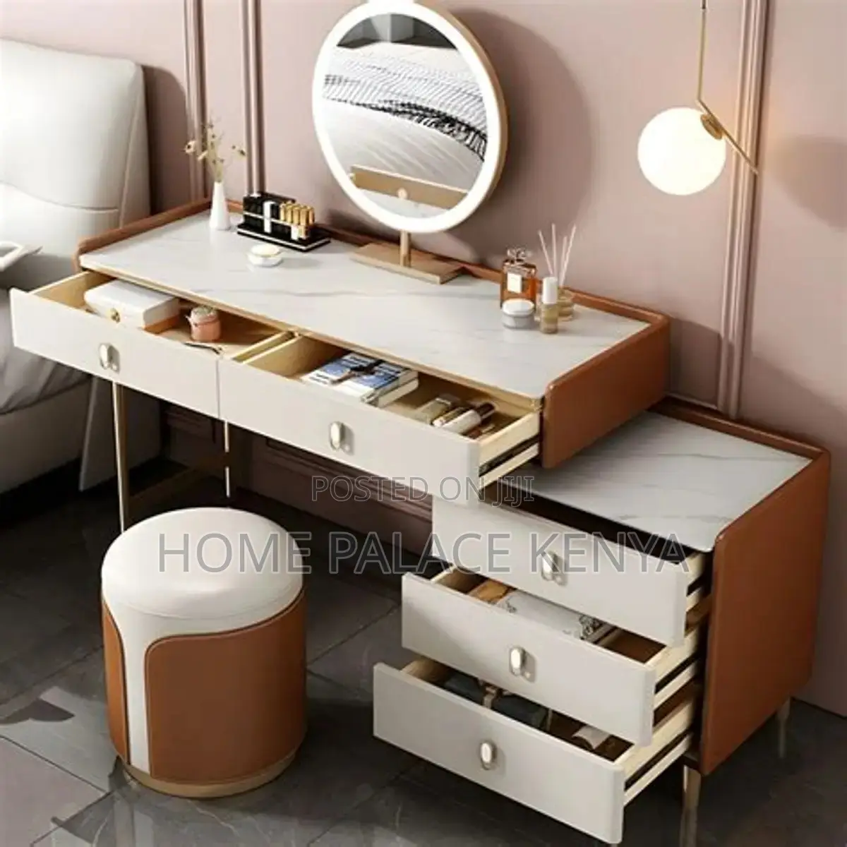 Dressing Table; Modern Cosmetic Makeup Dressing Table for Bedroom