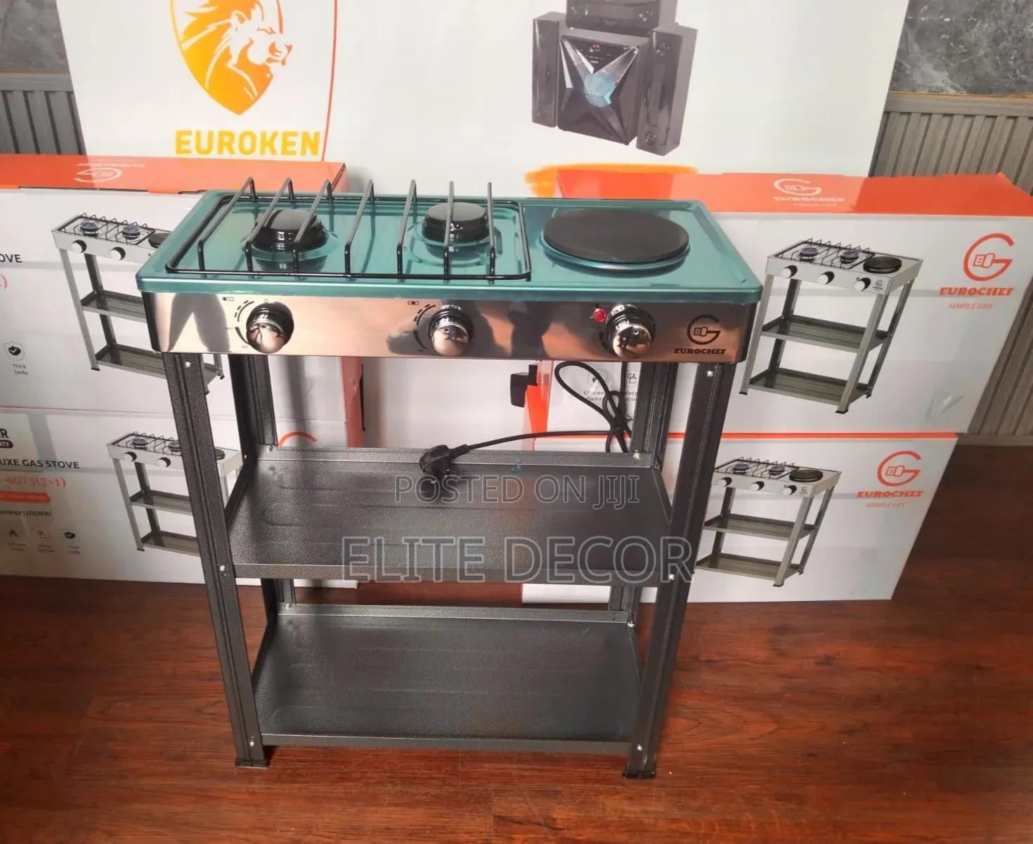 Eurochef Deluxe Gas Stove EC-6073 2+1