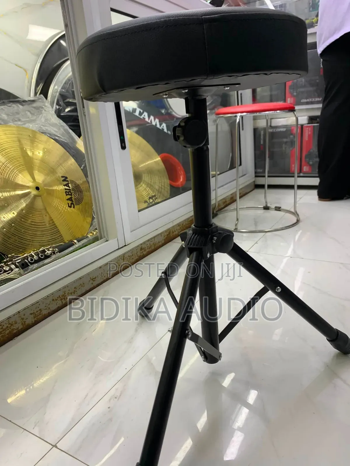 Universal Adjustable Round Drum Throne Stool