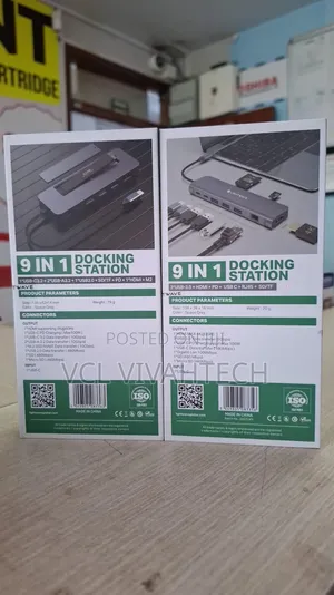 Lightwave 1 - 9 in 1 Docking Station