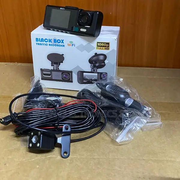 DVR Black Box C309 3-Channel WiFi Car Video Recorder