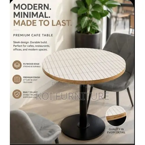 Coffee Table; Round Home Office Events Coffee Table