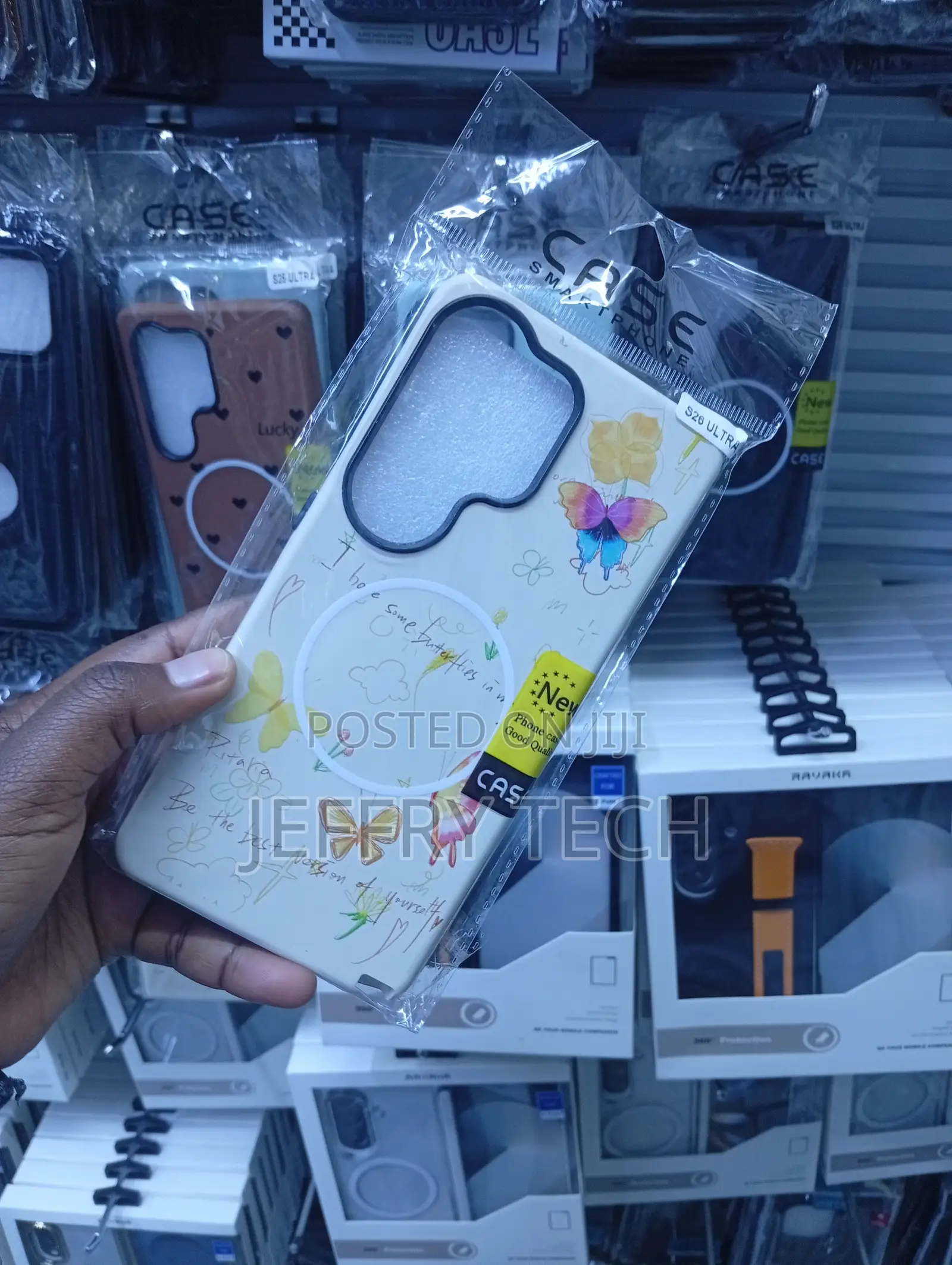 MagSafe Case Butterfly and Floral for the Samsung Galaxy S26 Ultra
