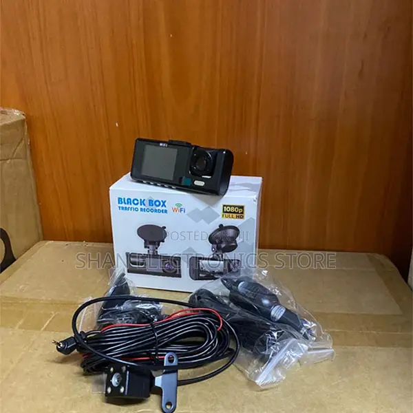 Triple Lens C309s Dashcam Split Screen Display Night Vision