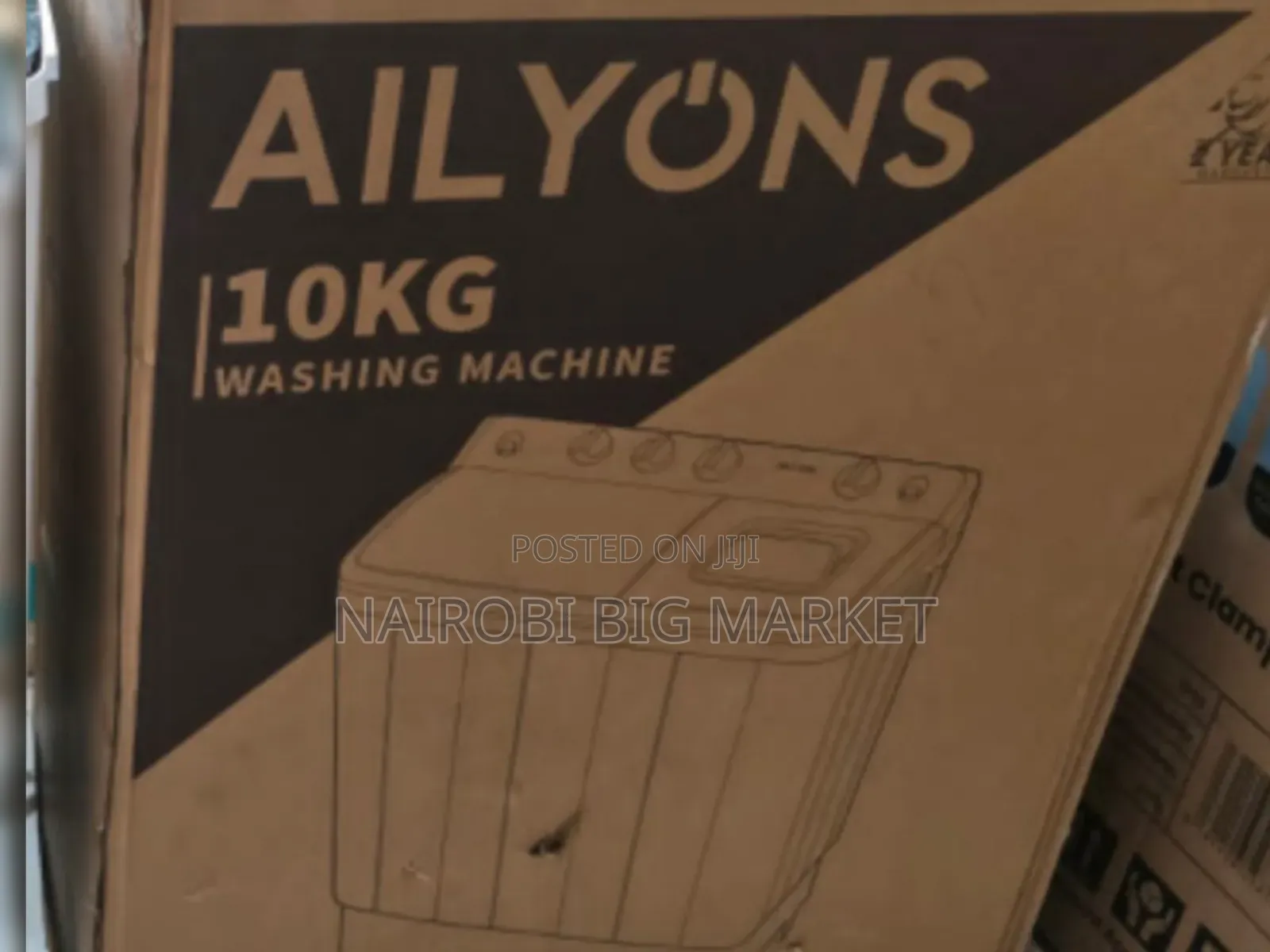 Ailyons Washing Machine 10kgs Twin Tub