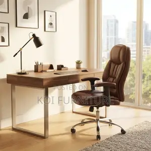 Office Chairs; Reclining Modern Leather Brown Office High Chairs