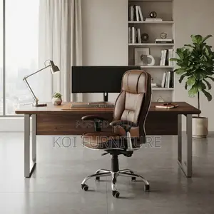 Office Chairs; Reclining Modern Leather Brown Office High Chairs