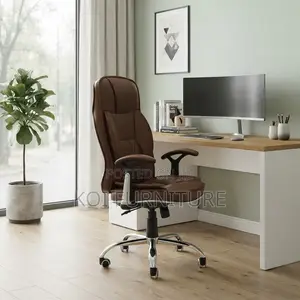 Office Chairs; Reclining Modern Leather Brown Office High Chairs