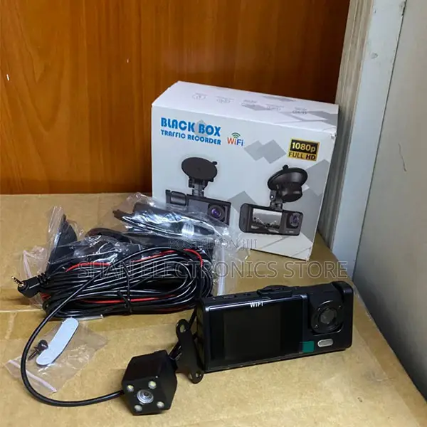 Multi-Angle Recording C309 Full Coverage 3-Lens WiFi Dash Cam