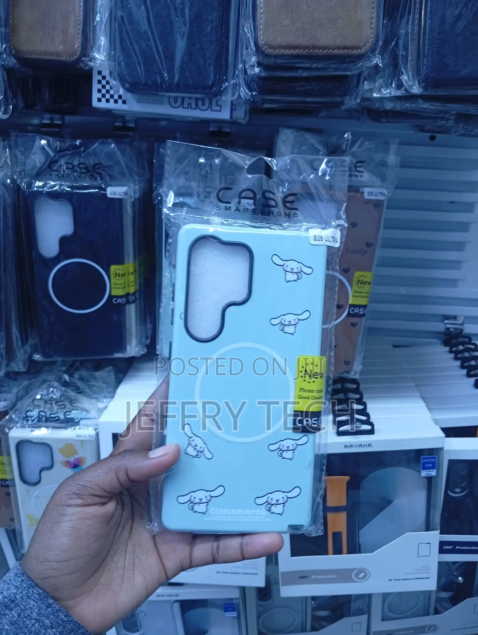 Light Blue Sanrio Cinnamoroll Smartphone Case"S26 Ultra"