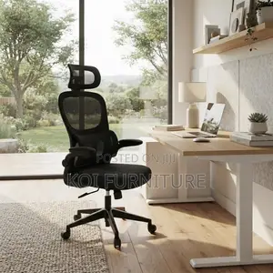 Office Chairs; Fabric Orthopedic Smooth Movement Office Chairs