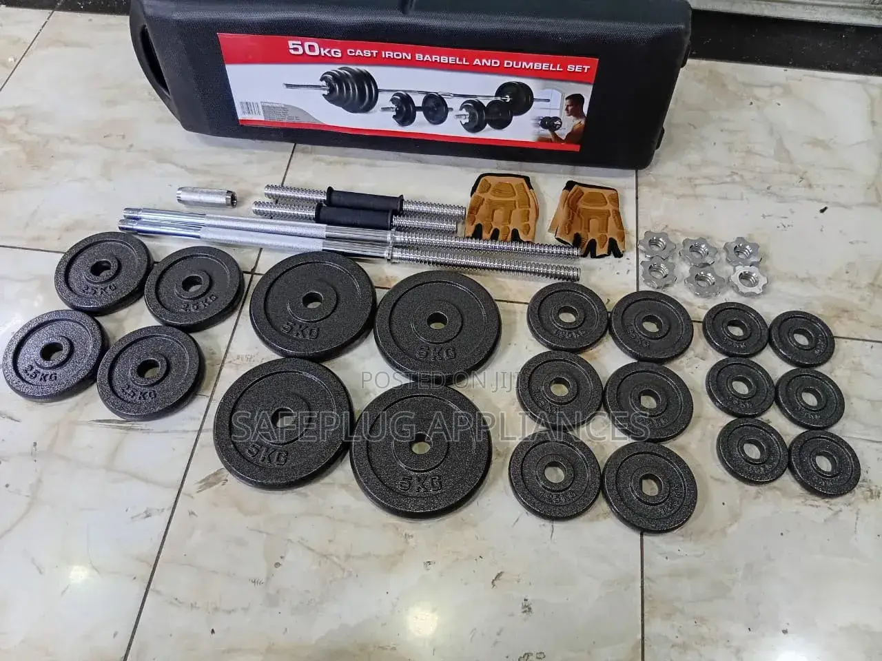 50 KGS Dumbells Set Available