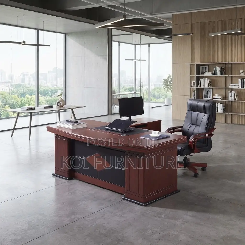 Office Desk; Mahogany 1800MM Executive Presete Office Desk