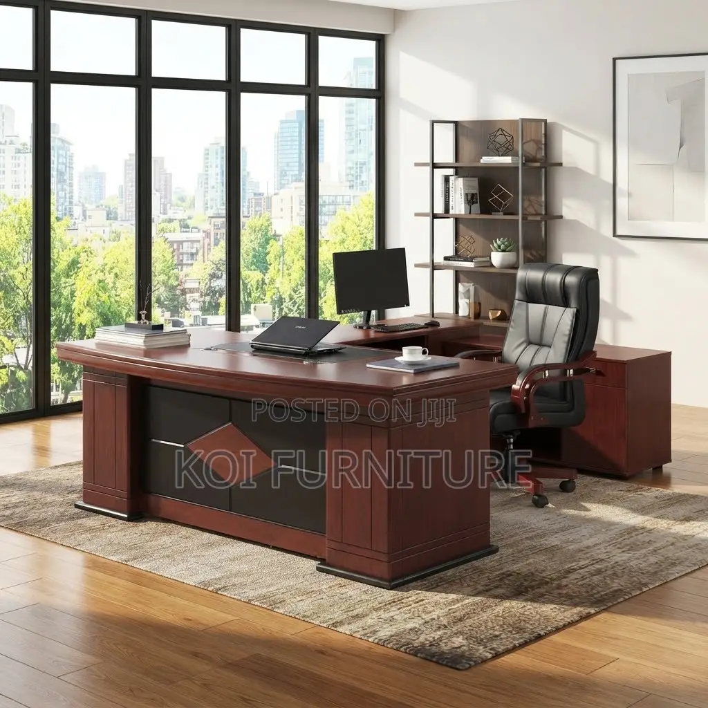 Office Desk; Mahogany 1800MM Executive Presete Office Desk
