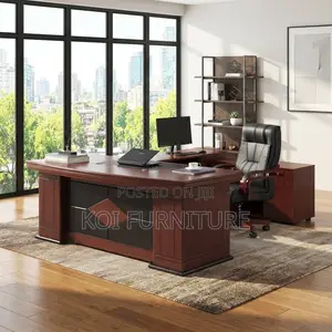 Office Desk; Mahogany 1800MM Executive Presete Office Desk