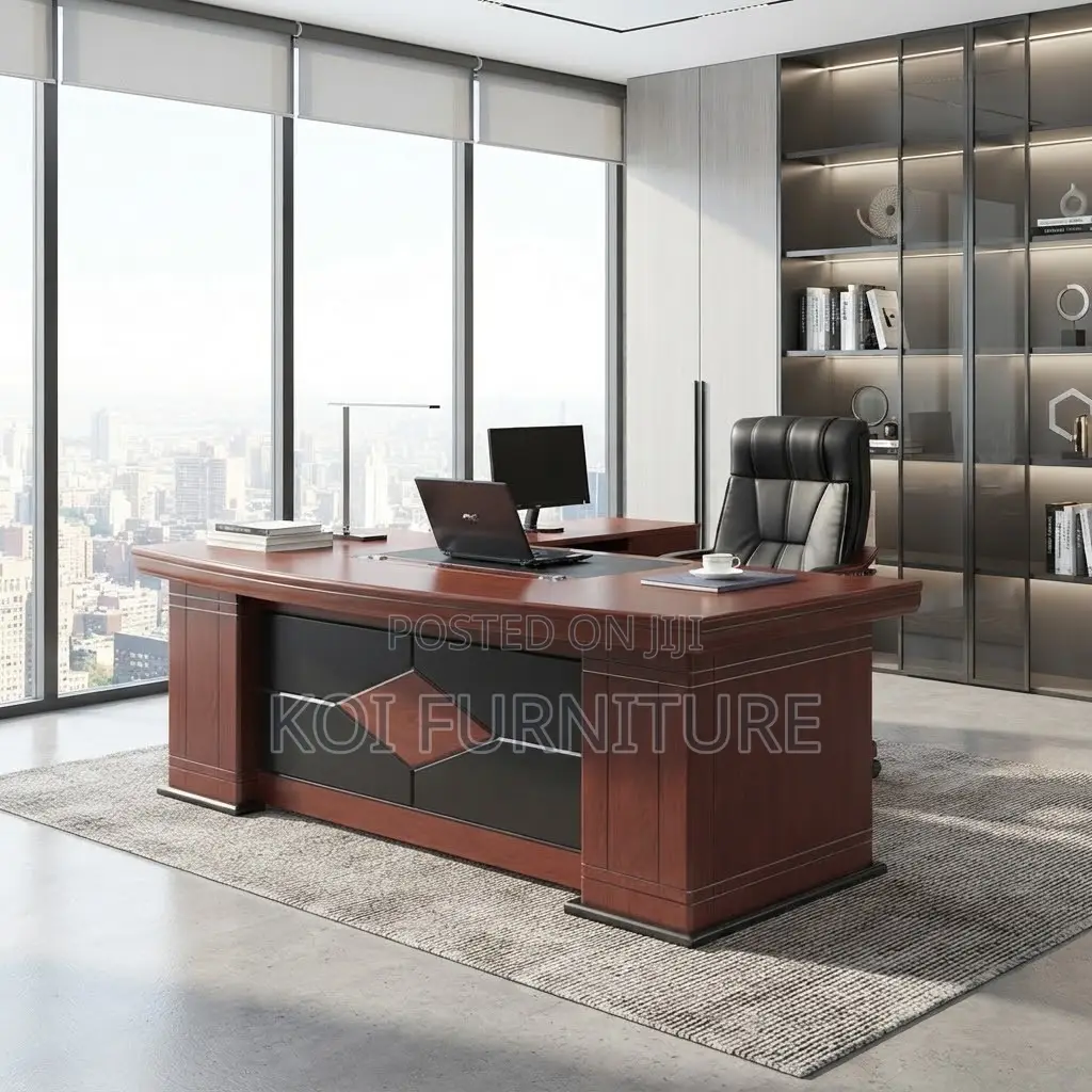 Office Desk; Mahogany 1800MM Executive Presete Office Desk
