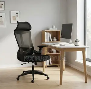 Office Chairs; Lama High Back Fabric Orthopedic Executive Chairs