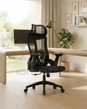 Office Chairs; Lama High Back Fabric Orthopedic Executive Chairs