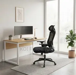 Office Chairs; Lama High Back Fabric Orthopedic Executive Chairs