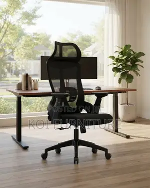 Office Chairs; Lama High Back Fabric Orthopedic Executive Chairs