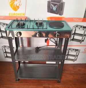 Eurochef 2+1 Gas Stove – 1000W Electric Plate
