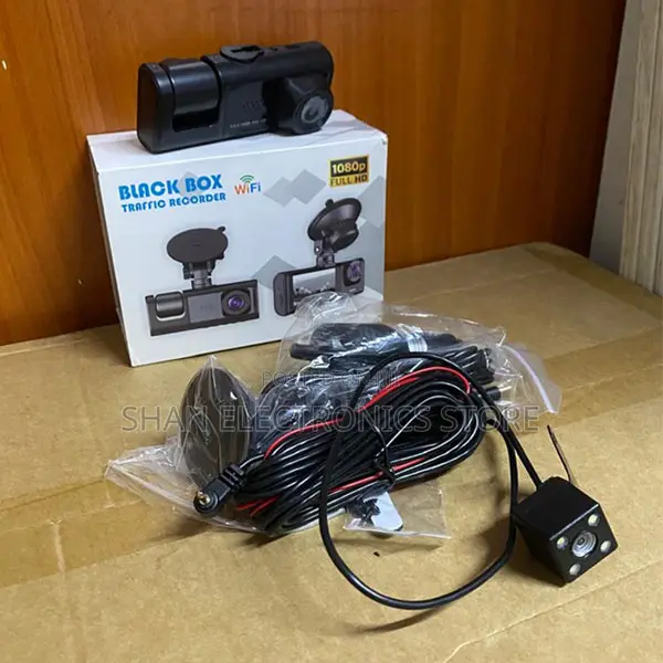 2.7-Inch Touch Screen C309 Multi-View 3-Lens Dash Camera With WiFi