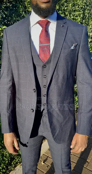 3pc Official Checked Suit