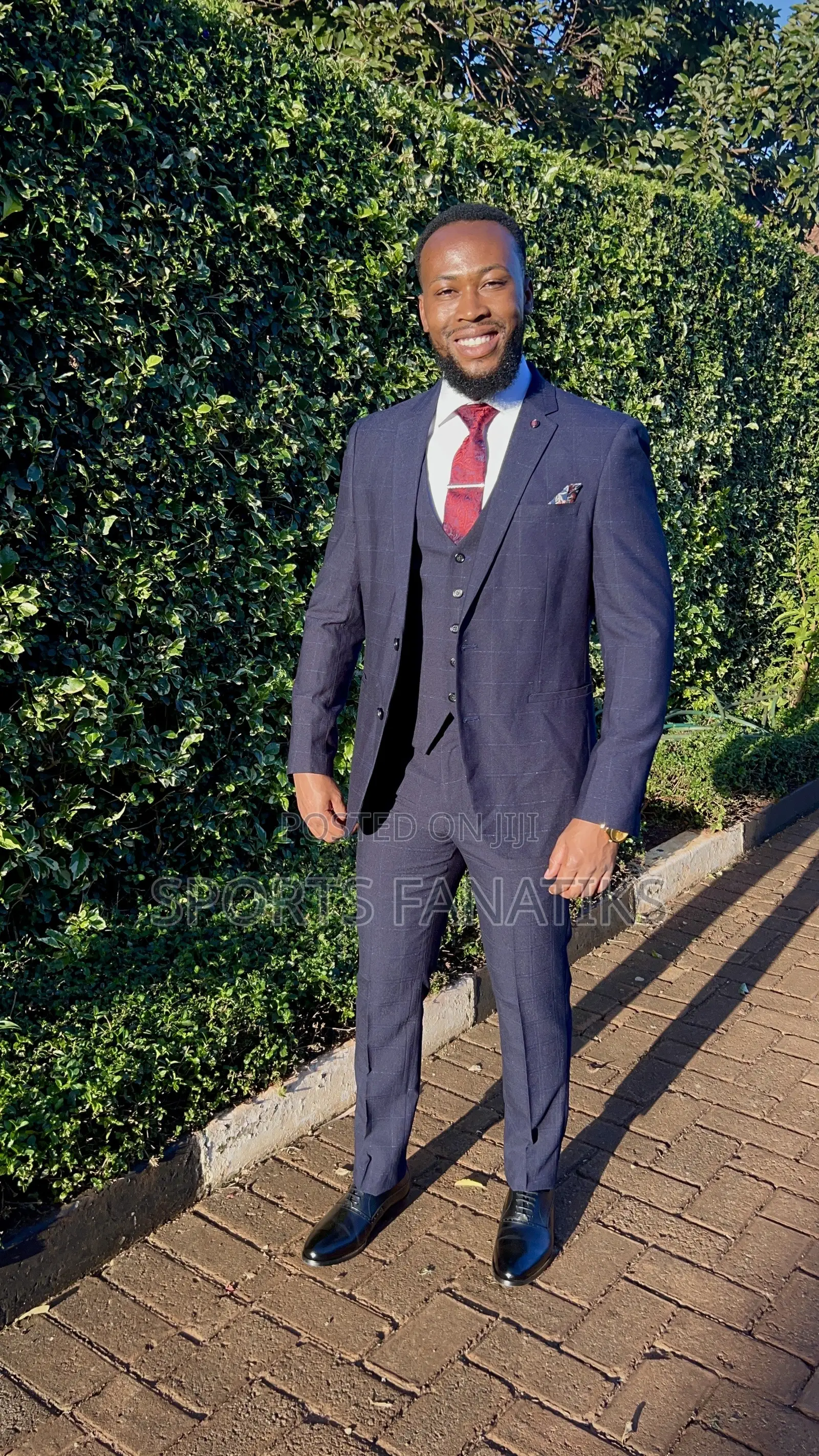 3pc Official Checked Suit