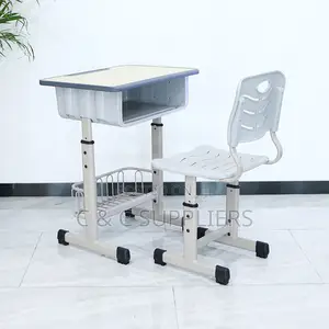 Adjustable Kids Learning Desk Chair Set.