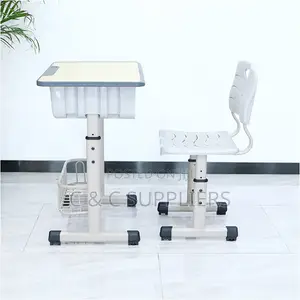 Adjustable Kids Learning Desk Chair Set.