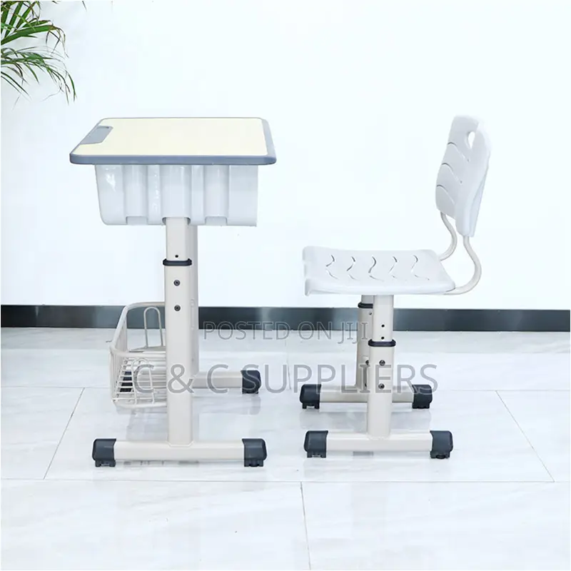 Adjustable Kids Learning Desk Chair Set.