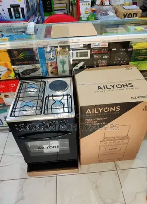 Ailyons 3+1 Standing Cooker 50×55 – Gas Electric