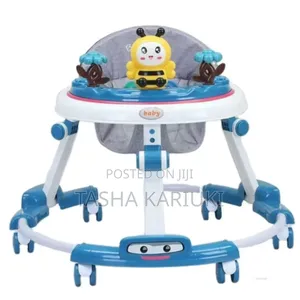 Heavy Duty Foldable Baby Walker _ Blue