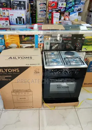 60×60 Ailyons 3 Gas Burners + 1 Electric Hotplate