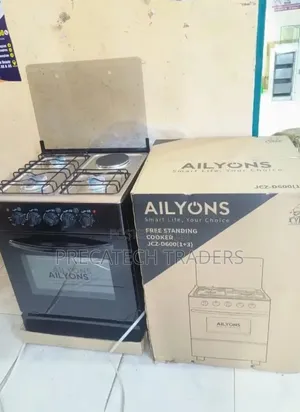 60×60 Ailyons 3 Gas Burners + 1 Electric Hotplate