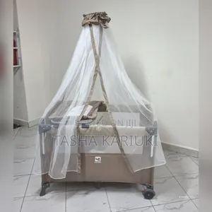 Baby Safety Playpen Bed With Mosquito Net