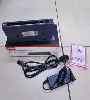 Dahua 8-Port 10/100Mbps PoE Switch + 2-Port Gigabit Uplink POE Switch