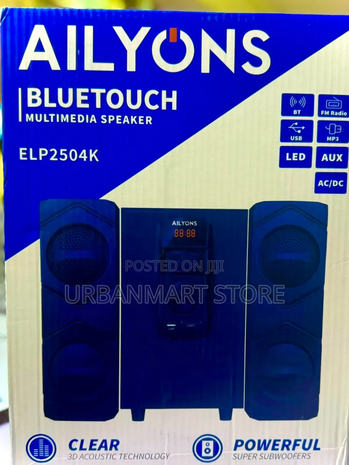 Ailyons ELP2504K 2.1 Channel Bluetooth Multimedia Speaker