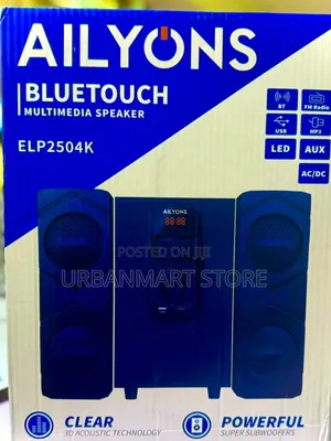 Ailyons ELP2504K 2.1 Channel Bluetooth Multimedia Speaker