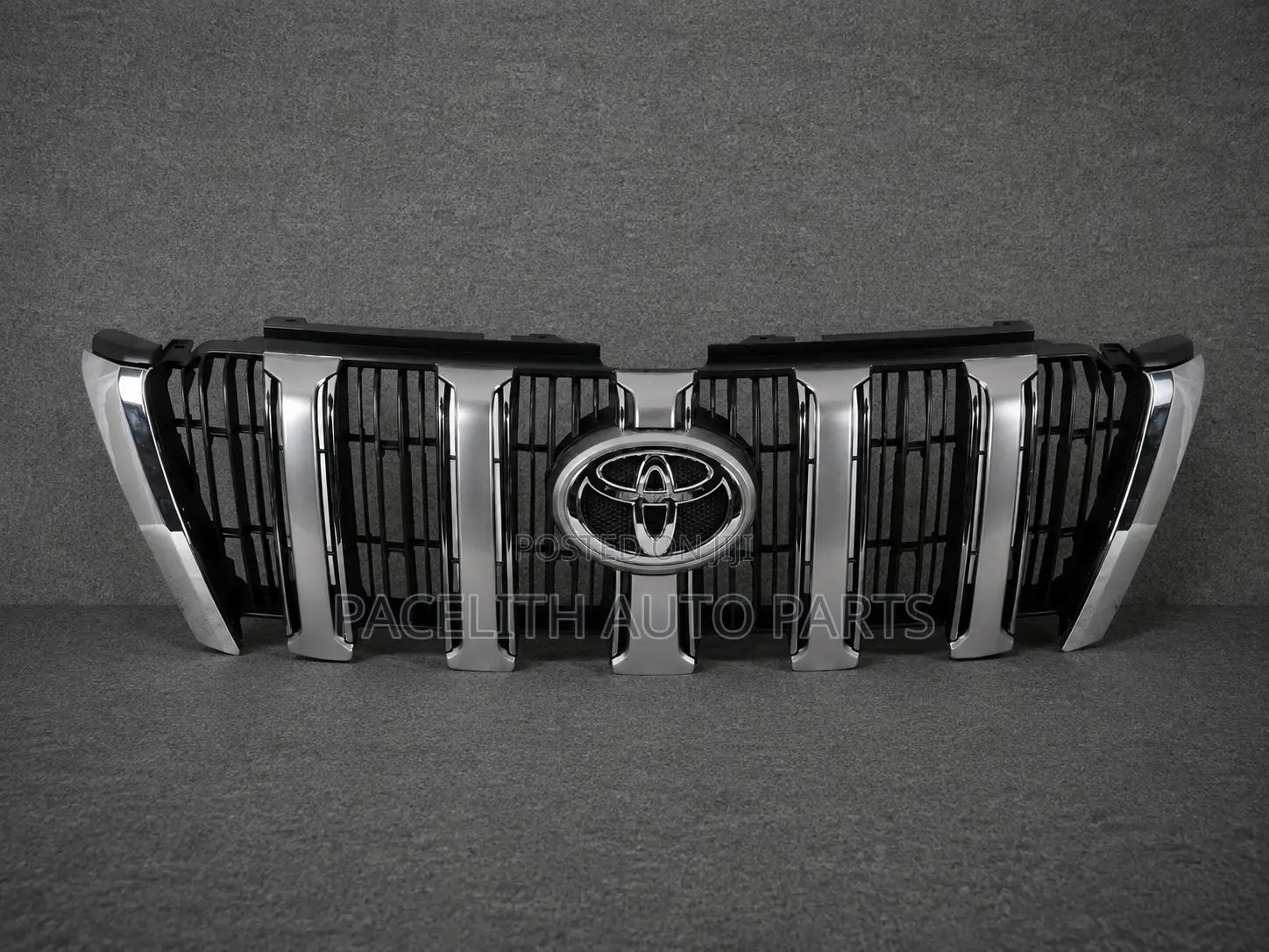 Front Grille Toyota Prado 150 2014 - 2017 Chrome Silver