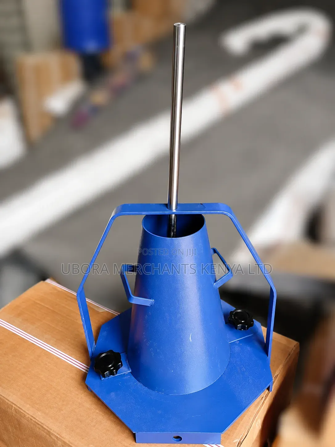 Mild Steel Slump Cone Apparatus With Tamping Rod