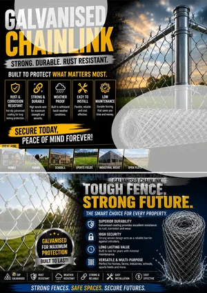 6ft Low Gauge Chainlink 50X50mm