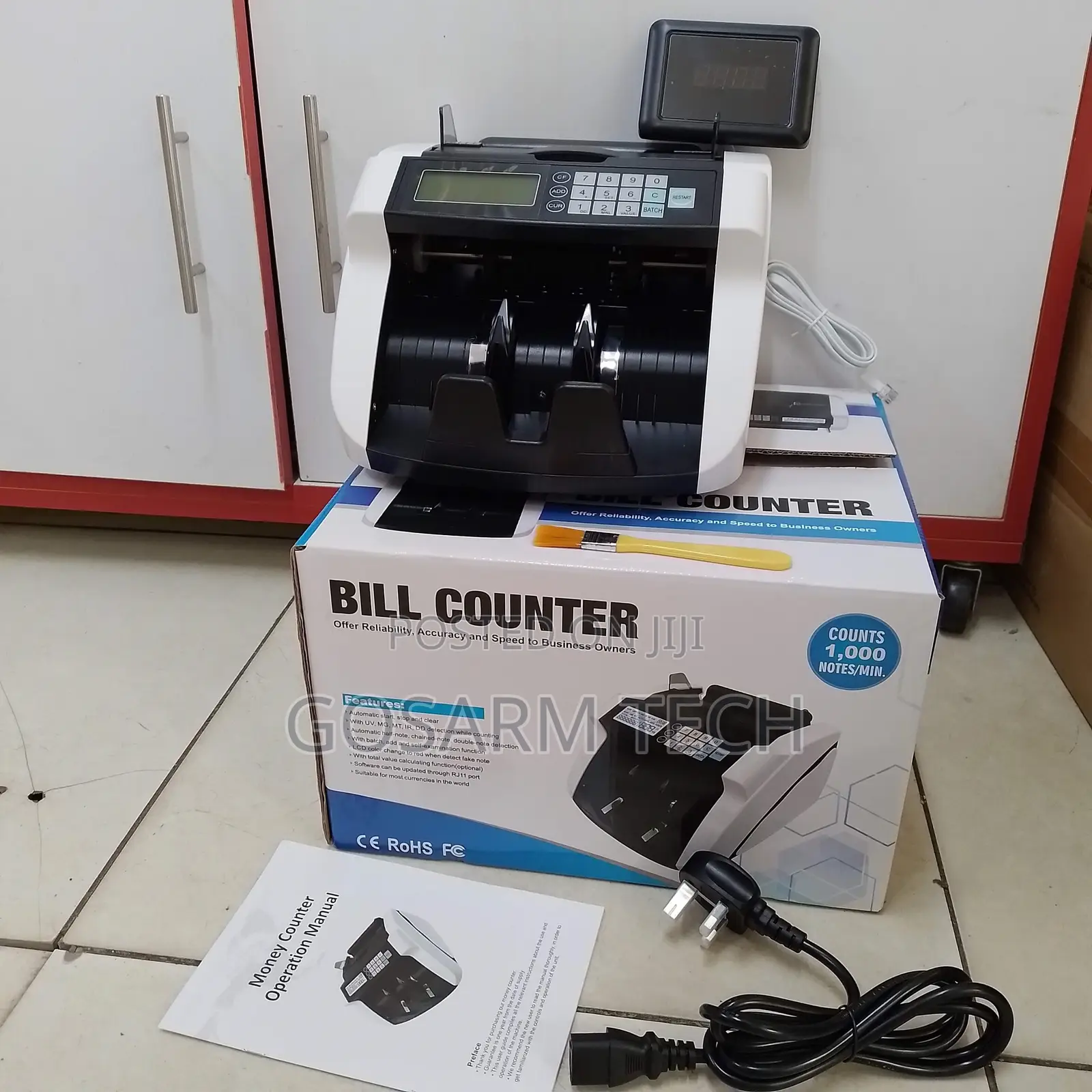 Multifunctional High Quality Bill Counter Machine UV MG Detection