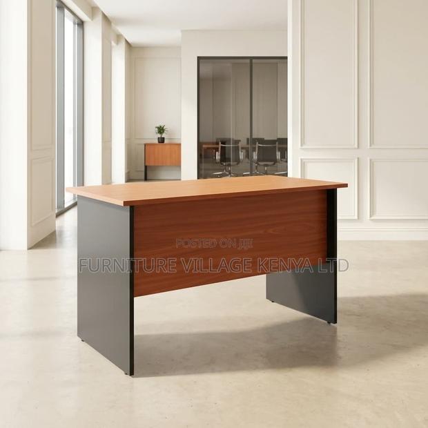 Study Desk; 0.9 M Lockable 3 Drawer Generic Home Office Study Desk - thumbnail 3